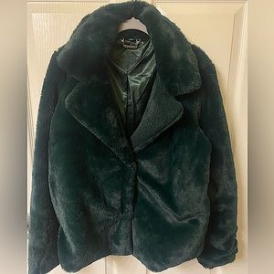 JouJou Faux Fur Green Coat